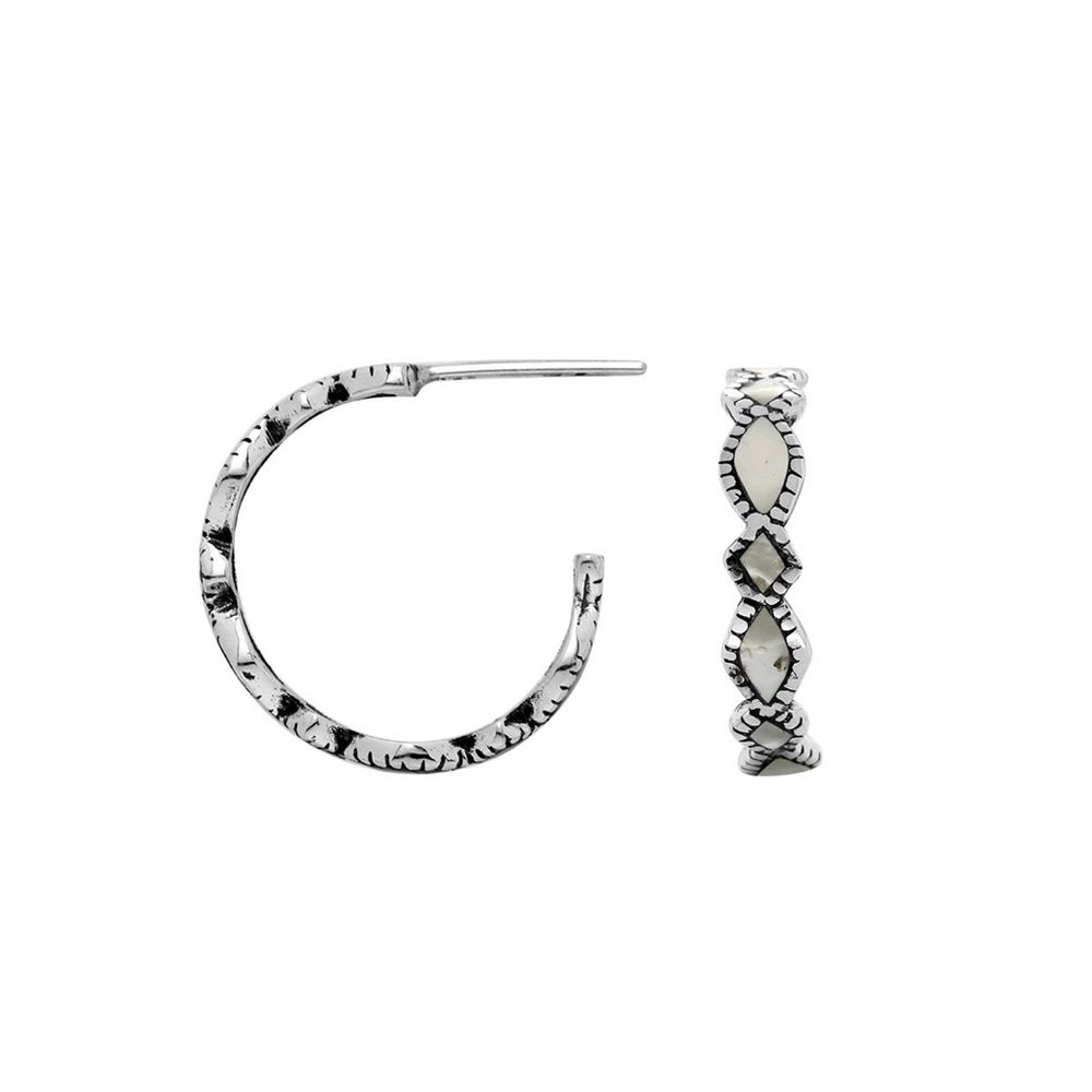 Mother of Pearl Sterling Silver Earrings